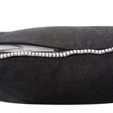 20 x 20 Outdoor Pillow with Dec Cord- Seascape Charcoal- Poly Insert