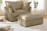 REVIX 49" Chair with 1 Ottoman