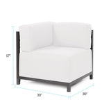 Axis Corner Seascape Natural Slipcover -Cover Only