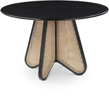 Butterfly - Solid Wood And Natural Cane Table