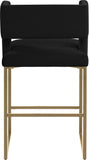 Caleb - Counter Stool with Gold Legs (Set of 2)