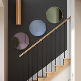 Broidy Round Mirror- Emerald Green
