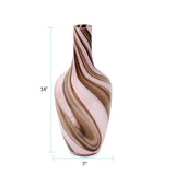 Neapolitain Glass Vase- Tall