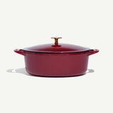 MADE IN Oval Enameled Cast Iron Dutch Oven