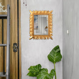 French D' Amboise Collection of Gold Petite Mirrors- Rectangular