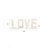 Just Say "Love" Sculpture in Polyresin