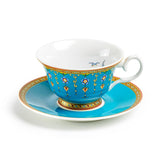 Royal Turquoise Voyage 6oz Bone China Tea Set