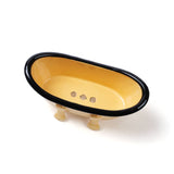 Blue Stallion Yellow Mini Bathtub Soap Dish