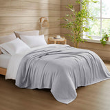 Diamond Jacquard Soft Bamboo Cotton Blanket, Grey