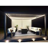 PURPLELEAF Strip Light, Upgraded Version 3000K Warm White Light, 24V Safe Low Voltage Waterproof Strip Light, Suitable for Louvered Pergola