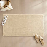 100% Cotton Tufted 3000 Gsm Reversible Bath Rug, Natural