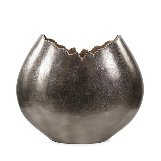 Baniff Jagged Edged Disc Vase- Large
