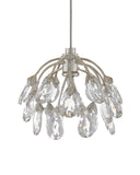 Crystal Bud 15-Light Linear Multi-Drop Pendant
