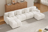 NEXO 135" 4-Seater Sofa with 2 Ottomans