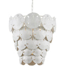 Tulum Large White Chandelier
