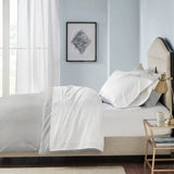 Pima Cotton Sateen 600 Thread Count Sheet Set, White
