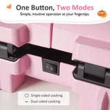 Double Belgian Waffle Maker with Removable Nonstick Plates