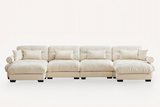 CLOUDIES 173" 4 Seater Sofa with 2 Ottomans