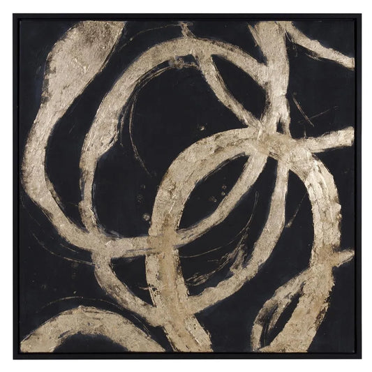 Ballare Canvas Hand Painted Original Art - Black