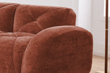 MYLO 80" Loveseat with 1 Ottoman