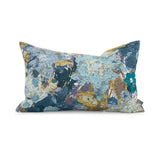 Pillow 14 x 22 Stanton Turquoise - Down Alternative Insert
