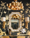 Margate Rectangular Oyster Shell Mirror