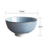 Set of 4 Japanese Ceramic Bowls for Dining