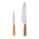 French Home 2-Piece Damascus Steel Knife Set