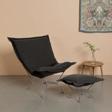 Puff Ottoman Cushion Sterling Charcoal -Cushion and Cover Only