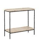 Boyles Travertine Side Table
