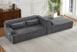 ZELAR 102" Chenille Right Chaise Sofa