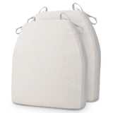 D‑Shaped Olefin Memory Foam Dining Chair Cushions, Set of 2