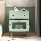 Modern Nightstand with Led Light Strips