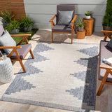 Djugun Blue Outdoor Rug - Clearance