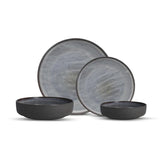 Northern Lights Dinnerware, Borealis Silt, 16-Piece Set