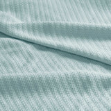Lint-Free Solid Liquid Cotton Blanket, Blue