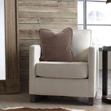 24 in. x 24 in. Pillow Barbet Chocolate - Down Insert
