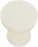 Avaya - Concrete And Fiberglass Indoor / Outdoor End Table - Cream