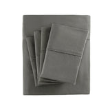 Cotton-Blend Sateen 800 Thread Count 6-Piece Sheet Set, Grey