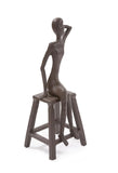 Sitting Beauty Aluminum Sculpture