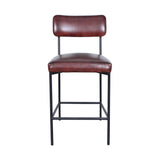 Ouston Leather Counter Stool