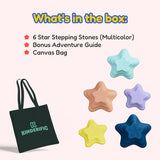 Kinderific Star Stepping Stones 6-Piece Set