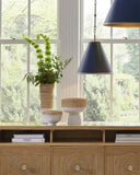 Kyoto Rattan & White Vase