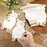 Woodland Baby Shower Advice Cards Game Set of 50