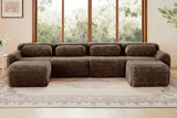 MELLOW 149" 4-Seater Sofa with 2 Ottomans
