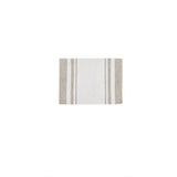 Reversible Cotton Bathroom Rug, Taupe