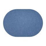 Loft Felt Slate Placemat - Oval 13.3x16.5"- Set of 4