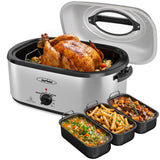 26QT/28QT Electric Roaster with Buffet Server