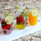 4 oz Mini Mason Mug Shot Glasses Set of 12