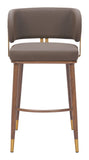 Brew Barstool Brown & Walnut